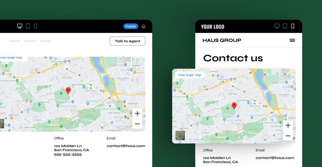 Location-Specific Landing Pages
